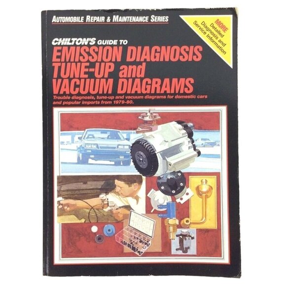 Chiltons 7649 Guide to Emission Diagnosis Tune Up Vacuum Diagrams 1979-80 - Picture 1 of 3